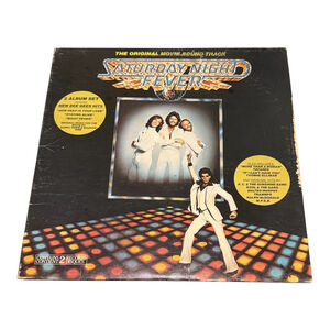 Vintage Saturday Night Fever Vinyl 2LP Soundtrack Bee Gees Disco 1977 RSO